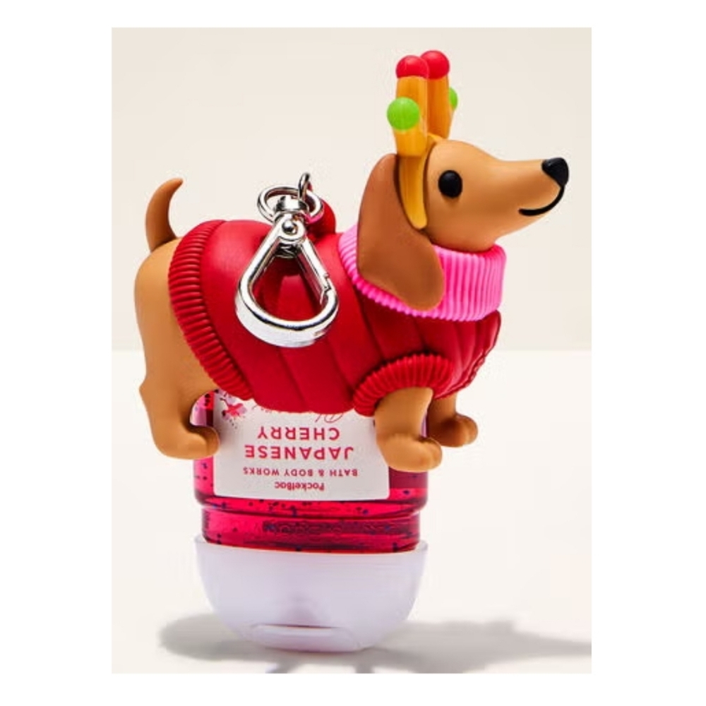 🩷🐕🤲 NWT‼️Bath & Body Works "Festival Dog" Light-up Holder w/ Hand Sanitizers - Picture 6 of 9